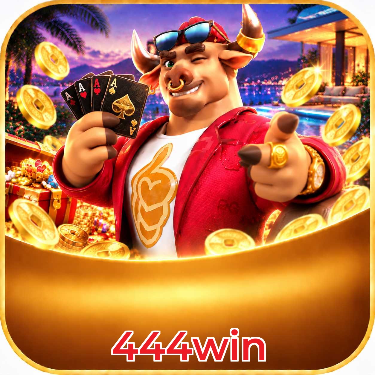 Catálogo de 2.547 jogos da 444win incluindo Pragmatic Play e Evolution Gaming